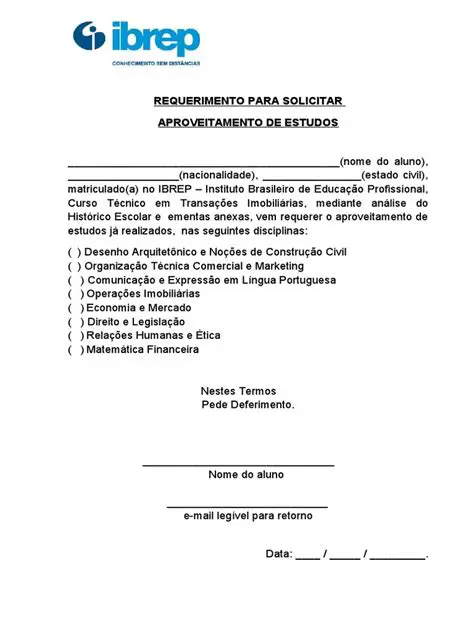 Requerimento de equipamentos especializados