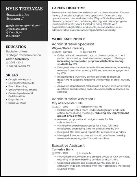 Crafting a Winning Resume for an Administrative Assistant Role with No Experience: A PDF Guide