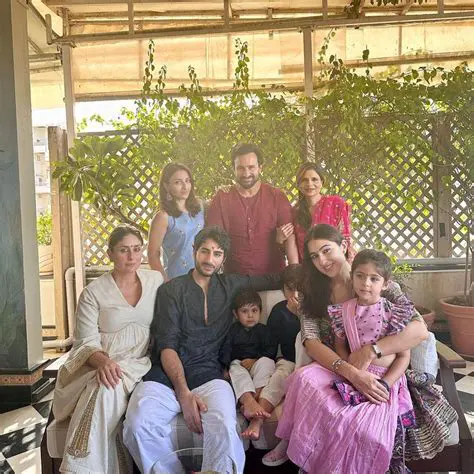 Saif Ali Khan Celebrates Eid with His Family: A Heartwarming Glimpse into the Pataudi Festivities