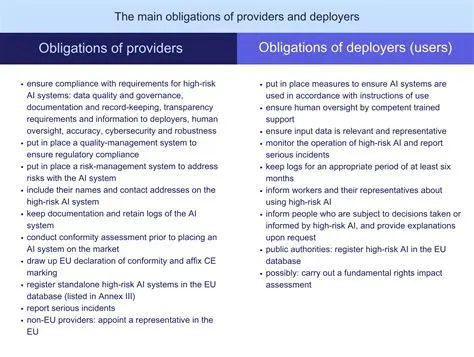 Service Provider Obligations in Consumer Protection