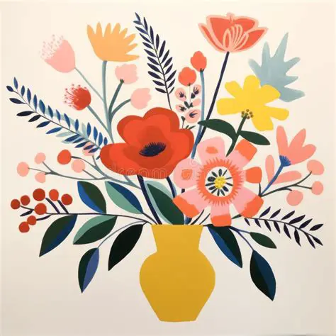 Simple yet colorful graphics