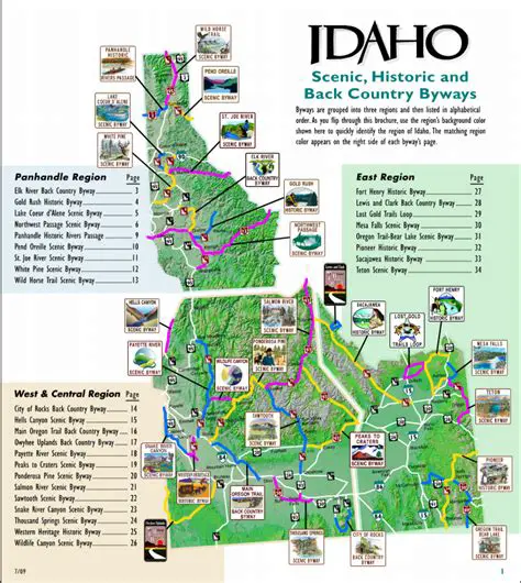 Explore Southern Idaho: A Comprehensive Map with Towns and Essential Travel Insights