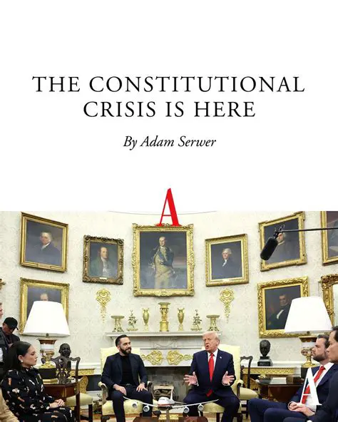 The Background to the Constitutional Crisis