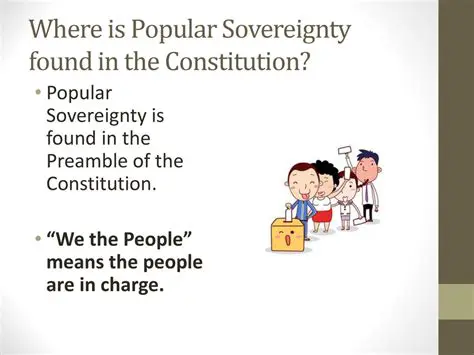 The Constitution and Popular Sovereignty