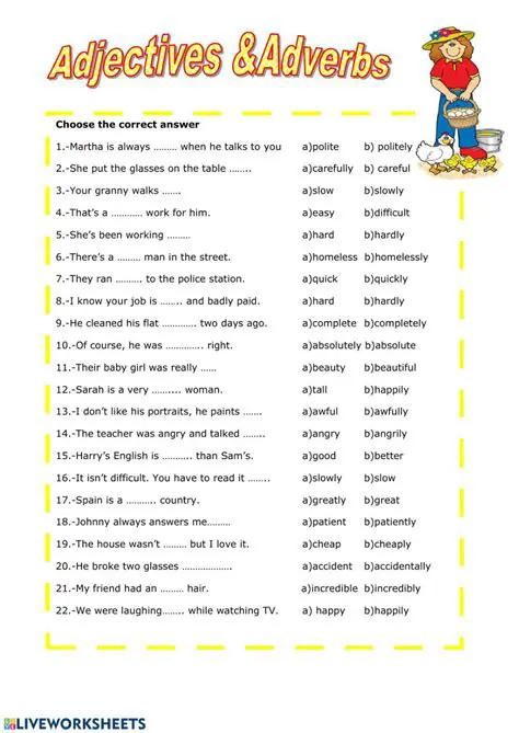 The Importance of Adjectives and Adverbs in Essay Writing