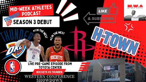 Thunder vs Rockets: A High-Stakes Western Conference Showdown