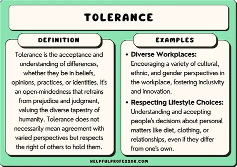 Tolerance and Mutual Understanding