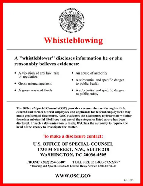 Understanding the Office of Special Counsel's Authority in Whistleblowing Retaliation Cases