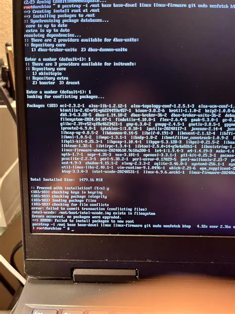 Understanding the pacstrap Command
