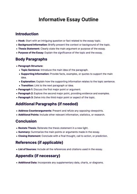Understanding the Purpose of an Informative Essay