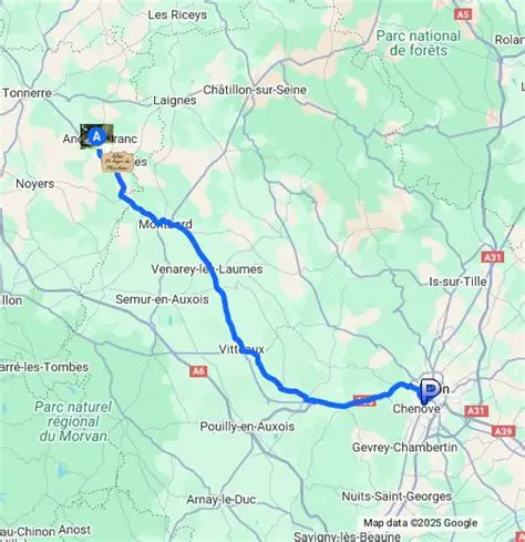 Voyage de Versailles à Dijon : Itinéraires, Durée et Conseils