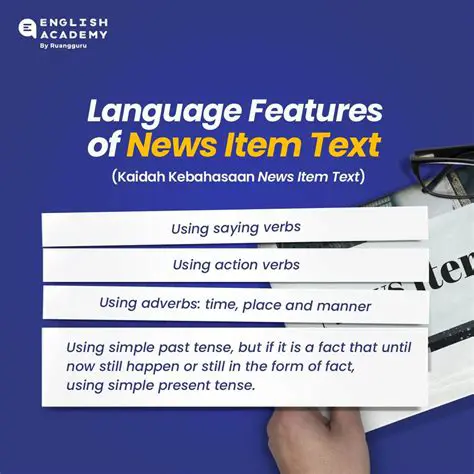 What is a News Item in English? Understanding its Definition and Structure