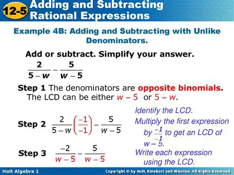 Write each expression with the LCD