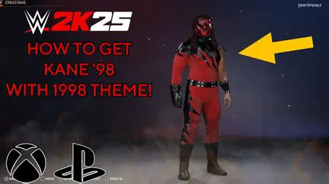 WWE 2K22 Kane 98: Reliving the Big Red Monster's Iconic Debut